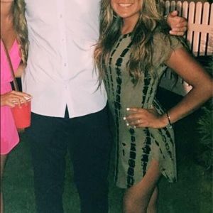 Tie dye T-shirt dress